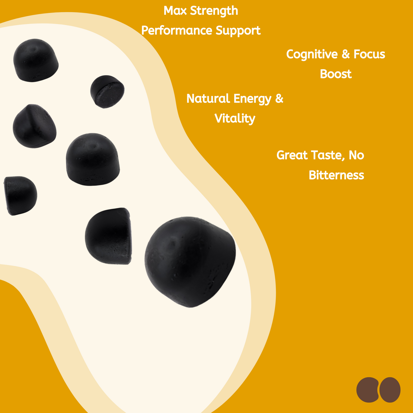 nuchi 14,000mg Shilajit Gummies - Vegan, High Dose, Blackcurrant Flavour
